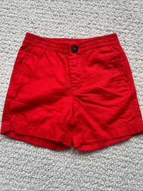 Janie & Jack boys red shorts 2T